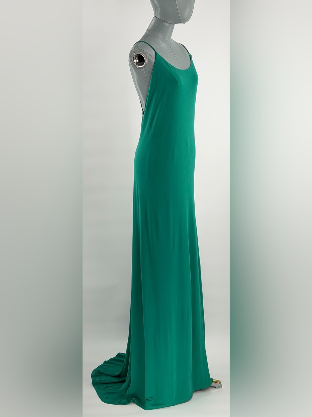 🆕 RAT & BOA 🧿 NWOT Amora Back Draped Jersey Dress, Green - Sz M - Picture 4 of 16